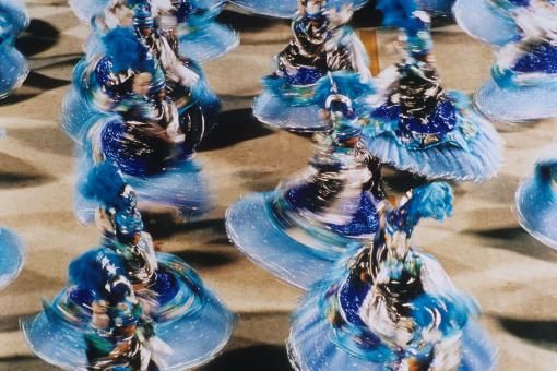 Samba School Parade in Sambadrome - baianas