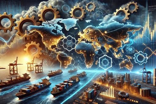 AI concept - Tariff and geopolitics driving global macro